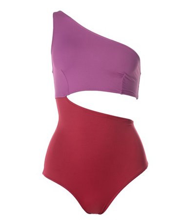 SOPHIE DELOUDI Cherry and Fuchsia Lia Swimsuit < NEW | aesthet.com