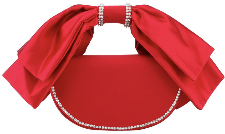 red purse clutch
