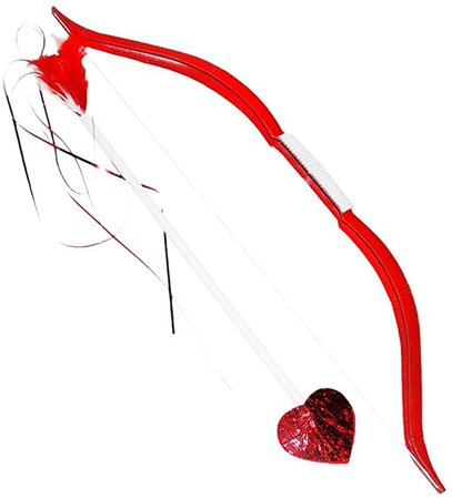 Amazon.com: PMU Cupid Bow and Arrow Accessory (1/pkg) Pkg/1 Archery Costume Set, Cupid Costume for Parties, Perfect Valentines Gift Set: Health & Personal Care