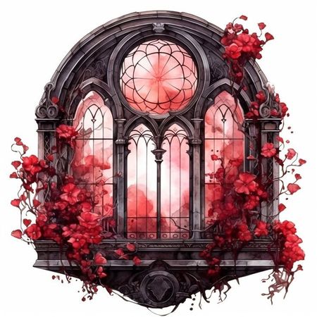 Gothic Window PNG : KlosetKouture