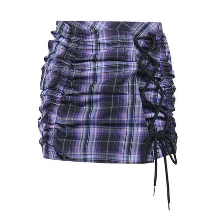 Solvor - Plaid Mini Skirt | YesStyle