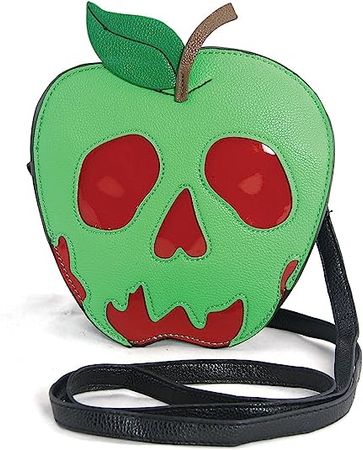 Sleepyville Critters - Poison Apple Crossbody Bag in Vinyl Material: Handbags: Amazon.com