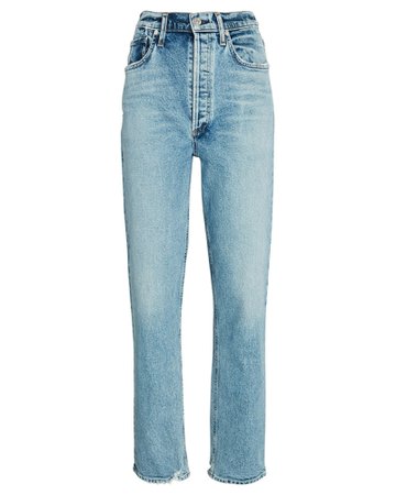 Citizens of Humanity Sabine Cropped Straight-Leg Jeans | INTERMIX®