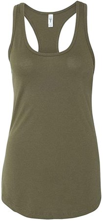 Next Level Apparel Women's Tear-Away Tank Top, Military Green, Large at Amazon Women’s Clothing store