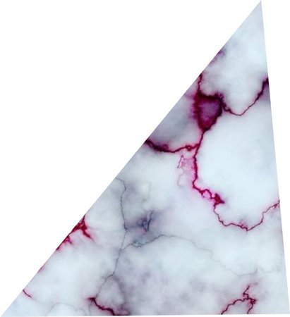 White/Ruby Red Marble