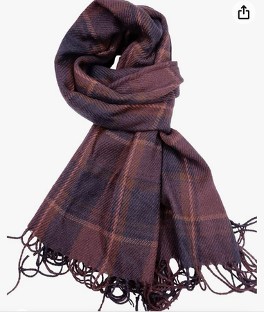 plum scarf