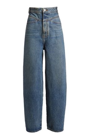 Preen Rigid High-Rise Wide-Leg Jeans By Khaite | Moda Operandi