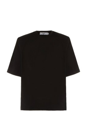 Carrington Padded-Shoulder Organic Cotton T-Shirt By The Frankie Shop | Moda Operandi