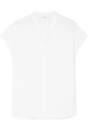 Vince | Silk crepe de chine blouse | NET-A-PORTER.COM