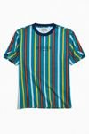 GUESS Teal Party Stripe Tee | Urban Outfitters