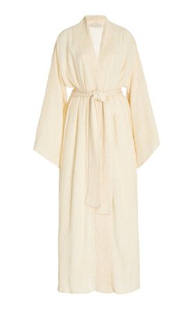 Rumba Bamboo And Silk-Blend Robe By Savannah Morrow | Moda Operandi