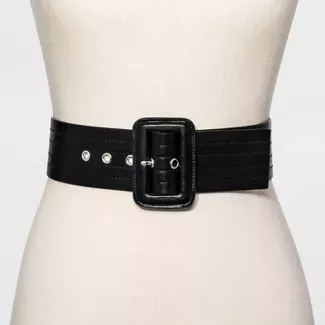 *clipped by @luci-her* Women's Quilted Wide Belt - A New Day™ : Target