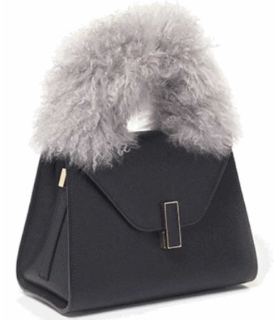 VALEXTRA | Fur Handle Cover Bag  | Barney’s