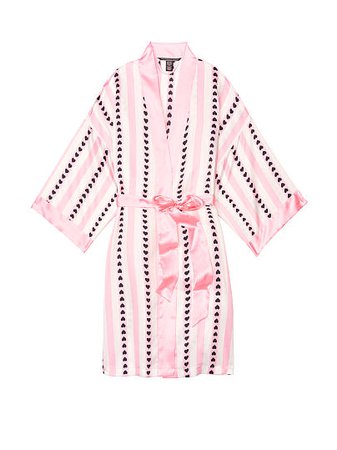Short Satin Kimono - Victoria's Secret - vs