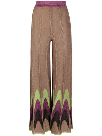 Missoni Flared Knitted Trousers - Farfetch