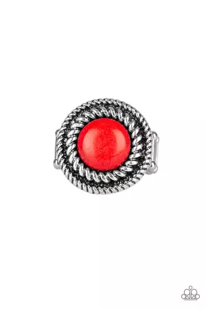 Rare Minerals - red - Paparazzi ring – JewelryBlingThing