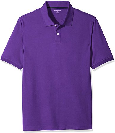Amazon.com: Amazon Essentials Men's Regular-fit Cotton Pique Polo Shirt: Clothing