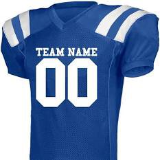 blue and white football jersey - Google Search