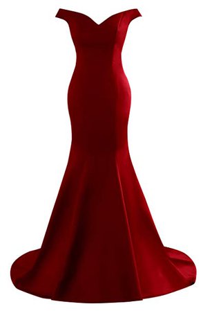 Yinyyinhs Women's Double V Neck Prom Dresses Off The Shoulder Mermaid Evening Dresses at Amazon Women’s Clothing store: