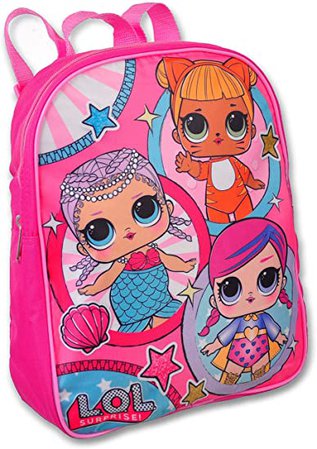 Amazon.com | L.O.L Surprise! Girl's 12" Backpack School Bag | Kids' Backpacks