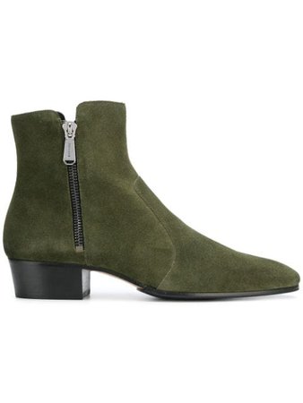 Balmain Anthos suede ankle boots - FARFETCH