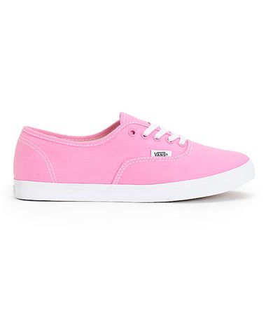 Vans Girls Authentic Lo Pro Rosebloom Pink & True White Shoes