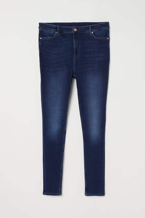 H&M+ Skinny High Jeans - Blue