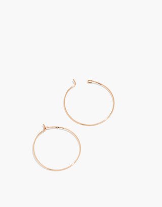 14k Gold-Filled Medium Hoop Earrings