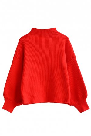 red cropped sweater - Google Search