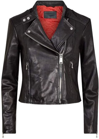(17) Pinterest - AllSaints Leather Bircham Biker Jacket | Products