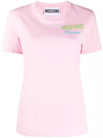 Moschino logo-print short-sleeve T-shirt - Farfetch