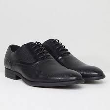 black leather man shoes