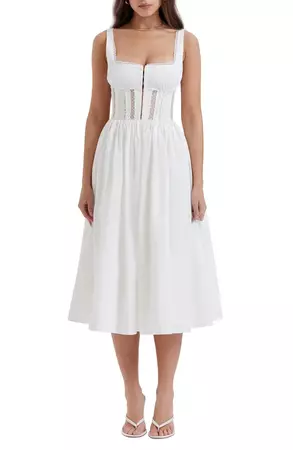 HOUSE OF CB Perle Lace Corset Sundress | Nordstrom