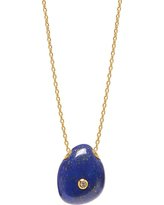 Find the Best Savings on Lola Rose London - Curio Diamond Mini Pebble Necklace Lapis Lazuli