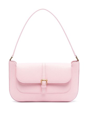 BY FAR pink leather shoulder bag