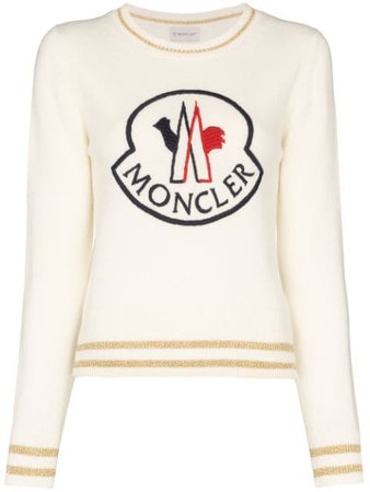 Moncler Logo-Embroidered Jumper | Farfetch.com