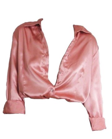 Pink Silk Blouse