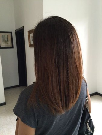 Straight Brown Hair (Down) Hairstyle