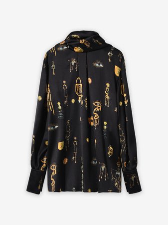 The Jeweled lavallière blouse | Tops | Ready to Wear | E-SHOP | Schiaparelli website