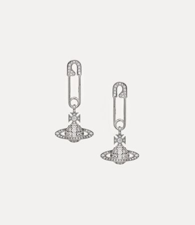 Lucrece Earrings in Silver for Women | Vivienne Westwood®
