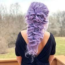 purple prom hair - Google Search