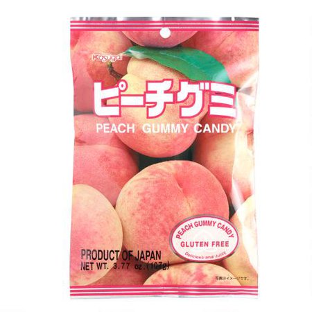 Kasugai Peach Gummy Candy, Set of 12 | World Market