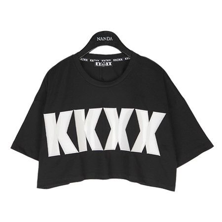 KKXX Black Crop Top