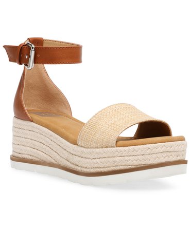 brown DV Dolce Vita Baker Flatform Treaded Sandals & Reviews - Sandals - Shoes - Macy's