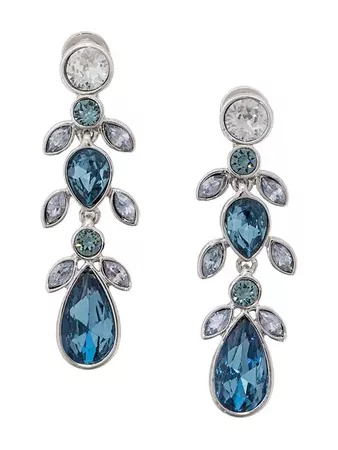 Givenchy Vintage crystal drop earrings