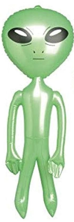 90s inflatable green alien