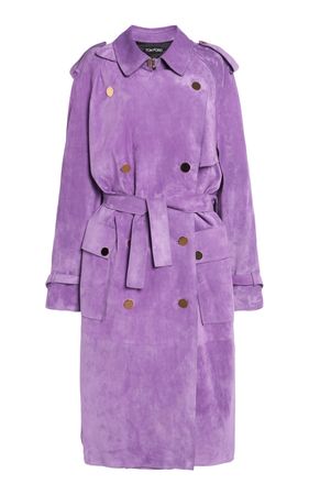 Tom Ford Cashmere Suede Trench Coat