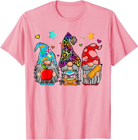 Amazon.com: Gnome Back To School Teacher Student First Day Class Of 2021 T-Shirt : Clothing, Shoes & Jewelry