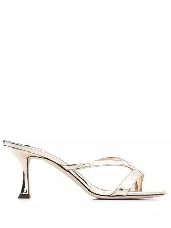 Shop Jimmy Choo Maelie leather pumps with Express Delivery - FARFETCH