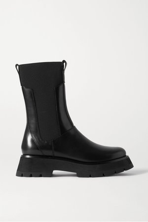 Black Kate leather Chelsea combat boots | 3.1 Phillip Lim | NET-A-PORTER